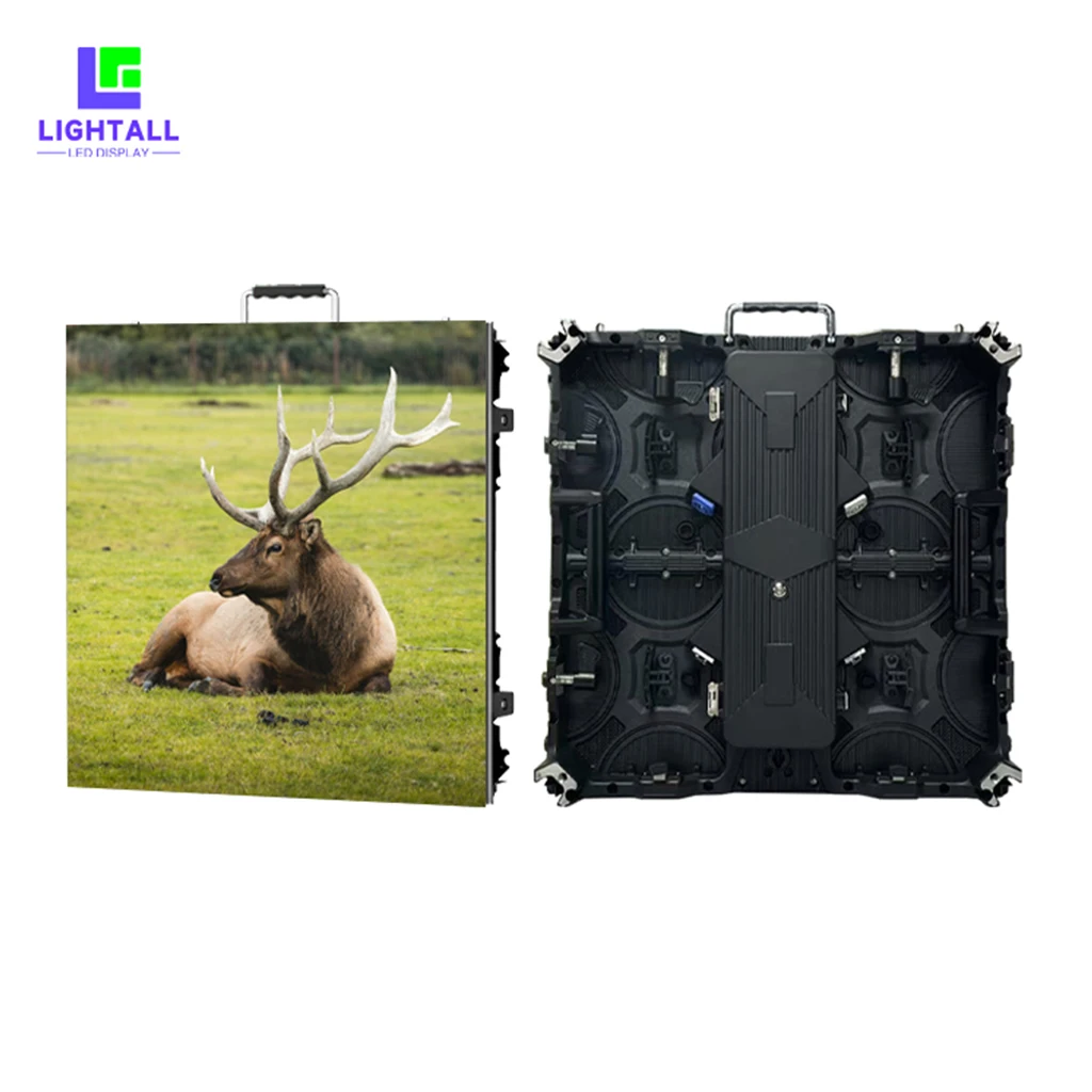 3.75 متر مربع P2.976mm الإعلان في الهواء الطلق شرفة شاشة LED 2.5x1.5 متر الفناء الخلفي المرحلة شاشة Led خزانة RGB led لوحة لجدار الفيديو