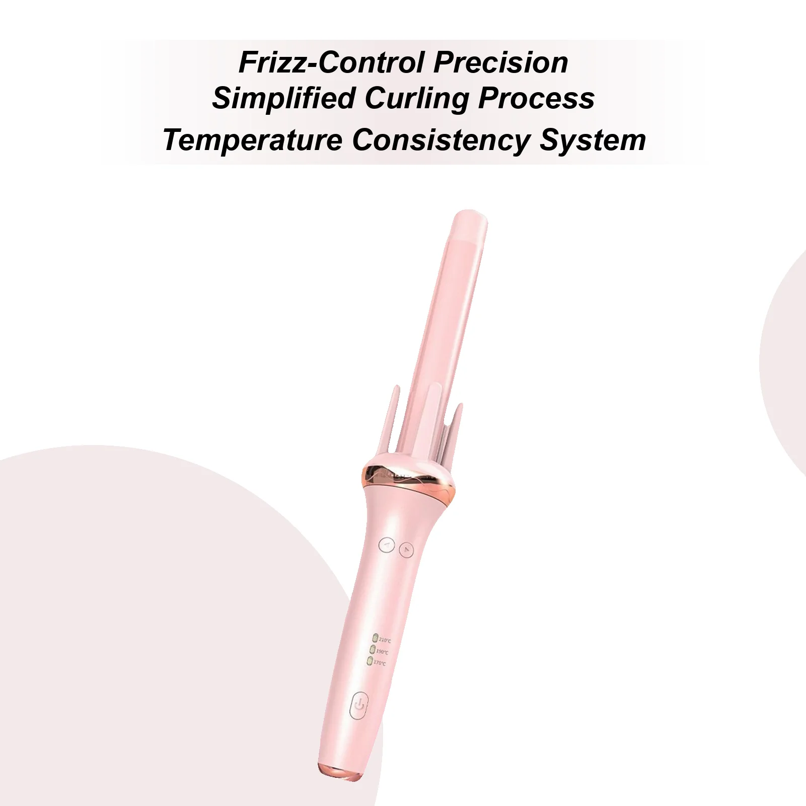 

Rotating Curling Iron Adjustable Instant Heat Curl Wand Rotating Long Hair Curler for Women Mom Daughter Girlfriend Girls Family