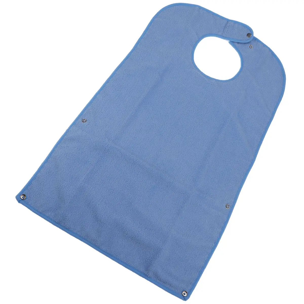 Adult Waterproof Bib for Elderly and Disabled Individuals Oversized Mealtime Protector Soft Absorbent Machine Washable Clothing