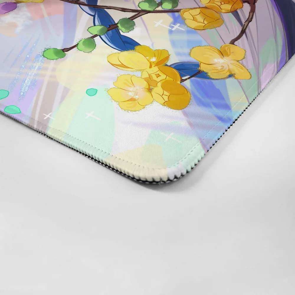 Yun Jin-Genshin Impact Mouse Mat, esteira de mesa com Pad, Gaming Acessórios, Prime Keyboard Pad, XXL