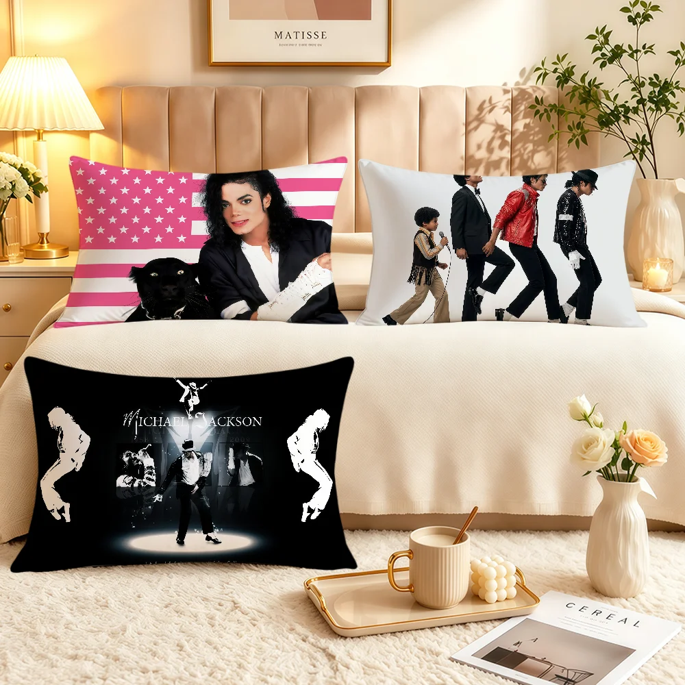 Singer M-michael J-jackson FK Cushion Cover Soft Rectangle Pillowcover Home Sofa Living Room Decor Dorm Hogar Pillowcase Gift