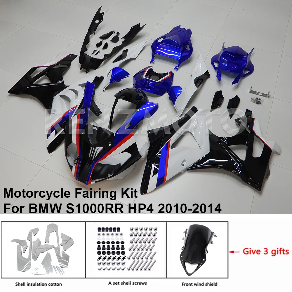 

For BMW S1000RR HP4 2010-2014 Fairing B1012-103a Motorcycle Set Body Kit Decoration Plastic Guard Plate Accessories Shell