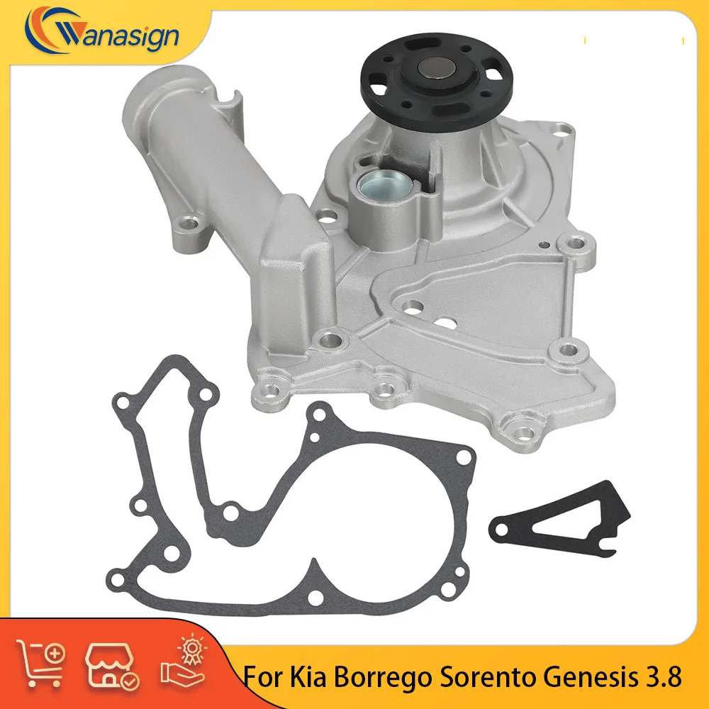 

Водяной насос для двигателя, подходит для Hyundai Entourage Veracruz 2007-2010, 3.3-3.8 л V6, бензин, с прокладкой, AW6048