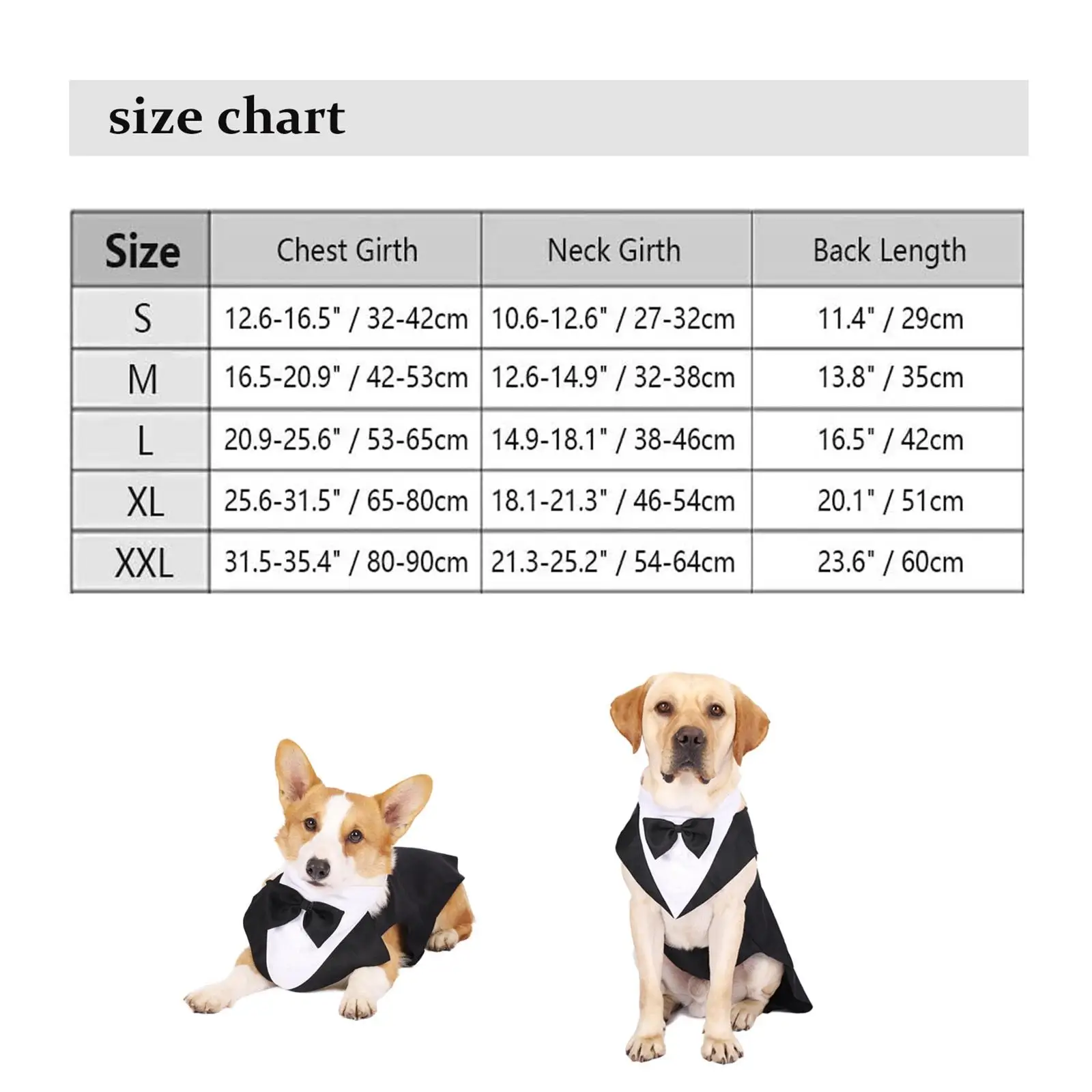 Pet Dog Tuxedo Costume with Collar for Weddings, Birthdays, Parties Exquisite Stitching Dog Apparel Lightweight Elegant