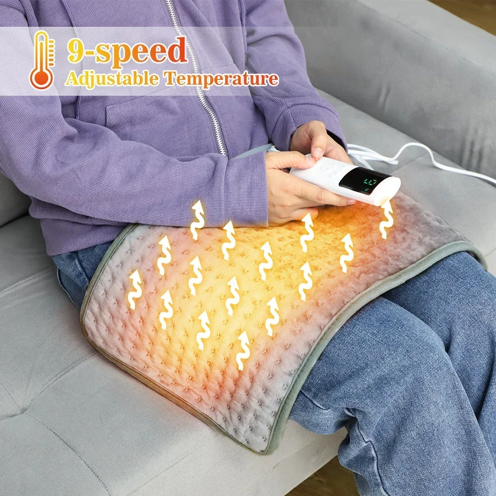 30x60cm Electric Heating Blanket Multifunctional Hot Compress Pad Winter Warm-up Graphene Mat USB Charging Thermal Blanket