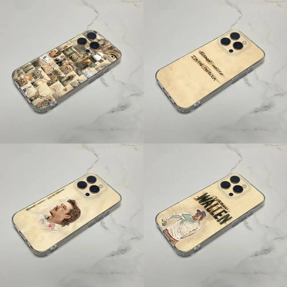 

M-Morgan W-Wallen Im the Problem Phone Case For iPhone 17,16,15,14,13,12,11 Plus,Pro,Max,Plus,E,SE4,Mini Transparent Box