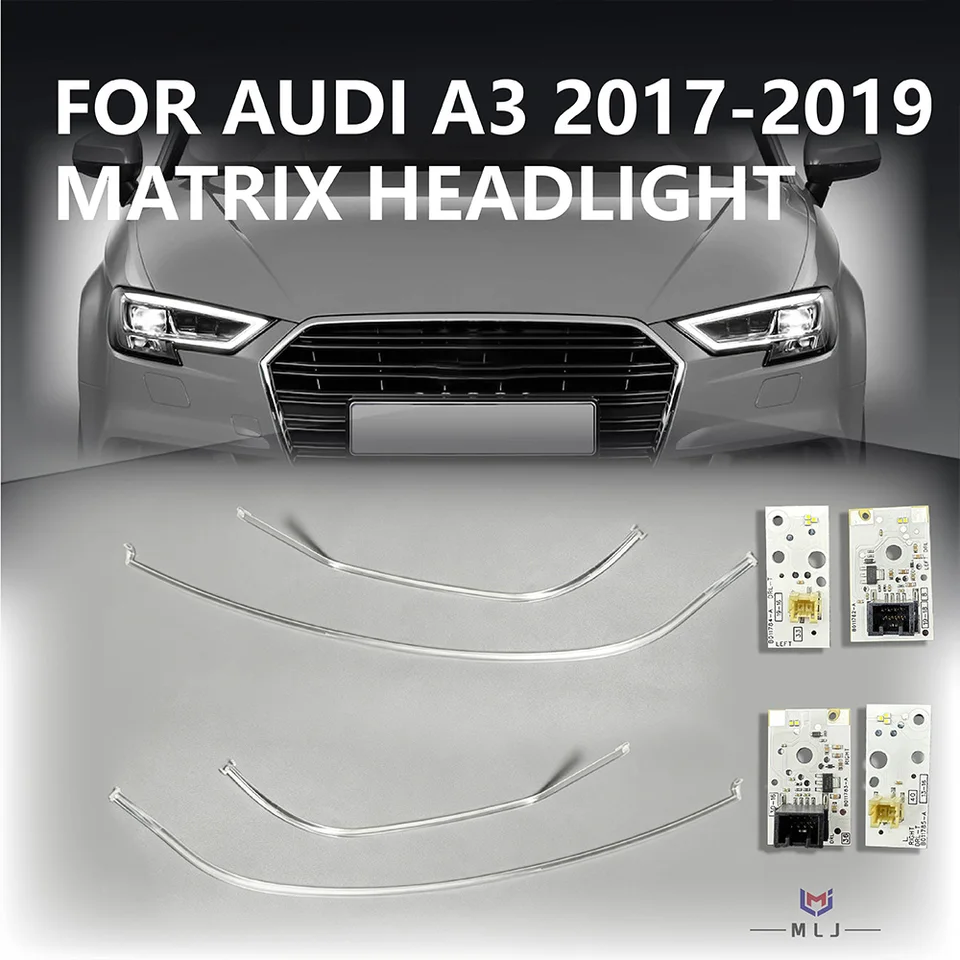 For 2017-2019 Audi A3 Matrix Headlight Daytime Running Light