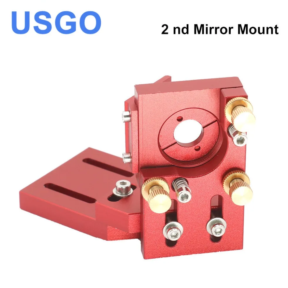 

USGO CO2 Second Red Mirror Mount Mirror 25mm Integrative Mount For Lase Cutting Machine