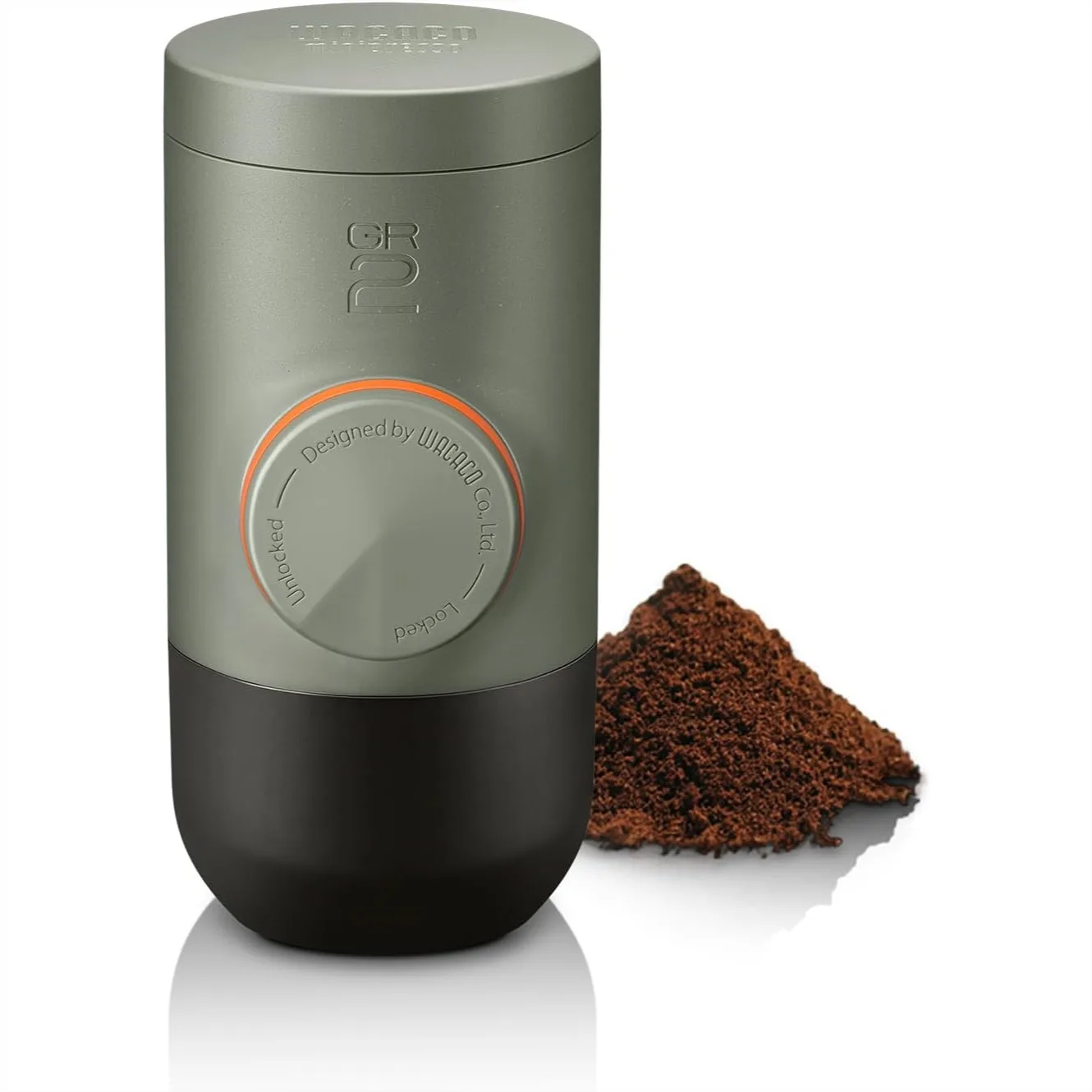 

Minipresso GR2 Portable Espresso Machine 18 Bar Manual Coffee Maker for Travel Camping Fishing with 80ml Water Tank