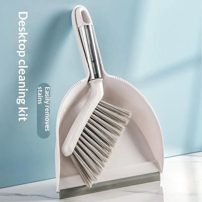 1 Set Mini Cleaning Brush And Dustpan Set - Handheld Sweeping Brush And Dustpan, Desktop Cleaning Brush