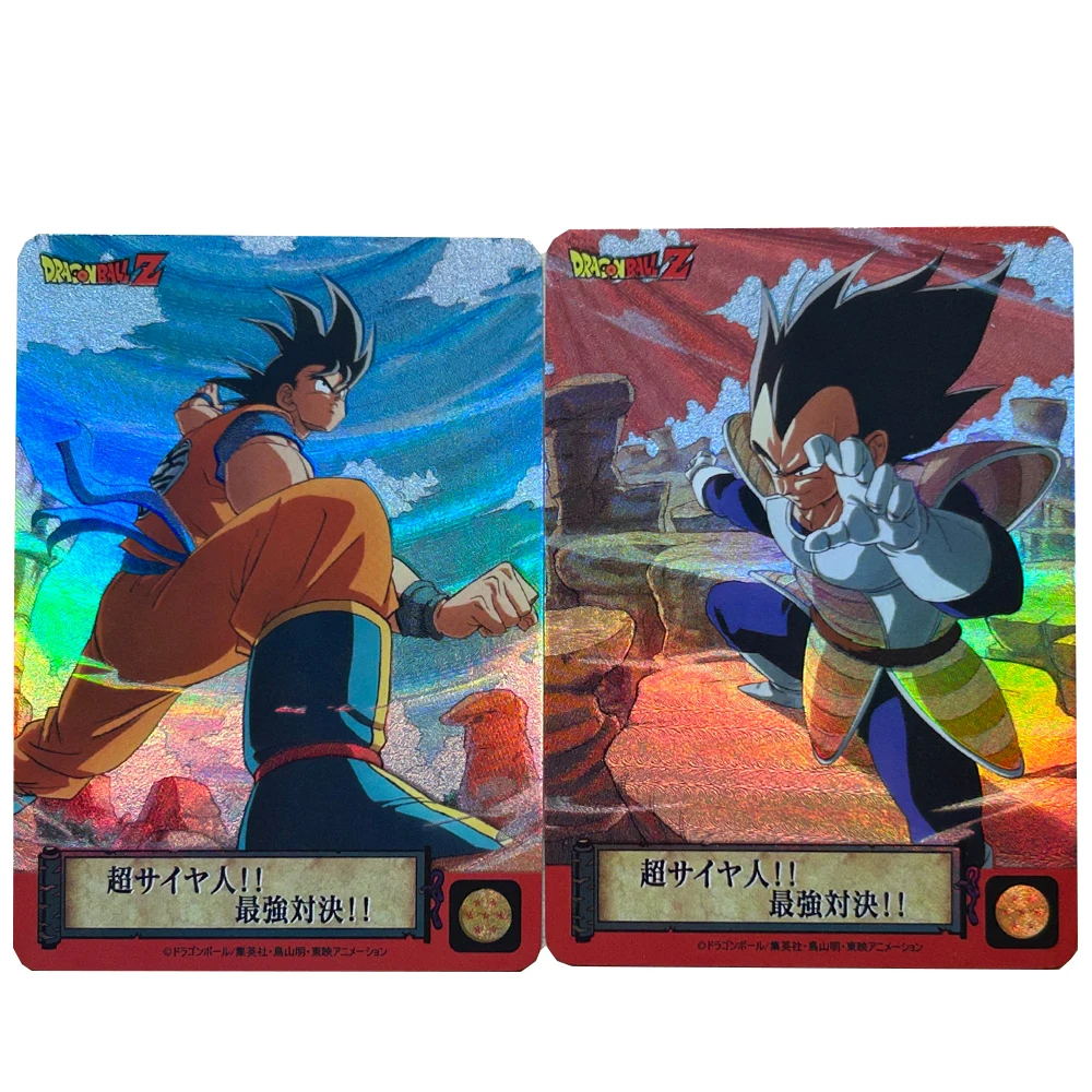 

BLBU ACGN Dragon Ball Cards Son Goku Vegeta Kakarotto Anime Collectible Cards Color Flash Embossed Pattern Dragon Ball Super