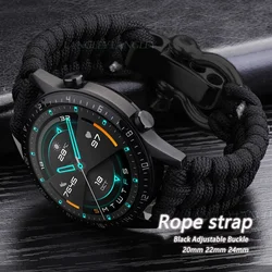 20/22/24mm band Strap for Huawei Watch 3 2 Pro GT2 GT3 46mm 42mm Rope Bracelet for Samsung Galaxy Watch4 3 41mm 45mm accessories