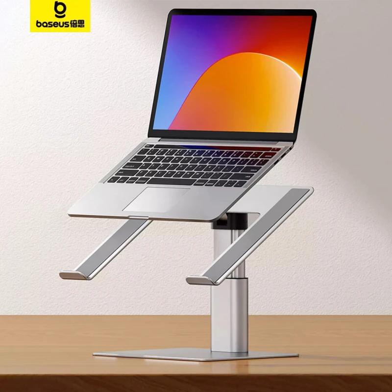 

Baseus Laptop Stand Bracket Adjustable Portable Laptop Table Stand Aluminium Alloy Heat Dissipation Rack Stable for Game Typing