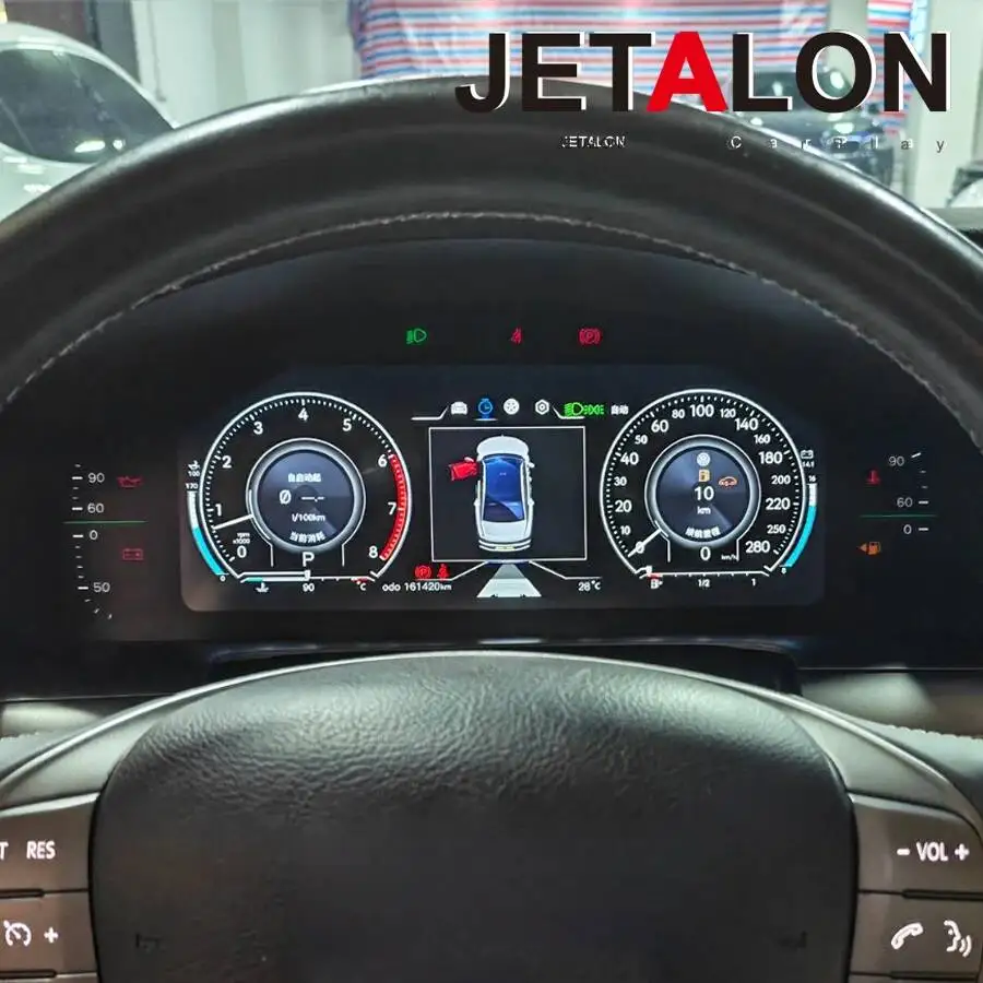 12.3''Plug and Play Virtual Cockpit Digital LCD Instrument Cluster Speedometer Dashboard Screen for Volkswagen Phaeton 2004-2015