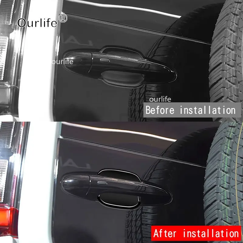 For Toyota Land Cruiser FJ J240 TRJ240 2026 Car outer door bowl Door Handle Bowl Cap Decoration Cover Trim Exterior Accsesories