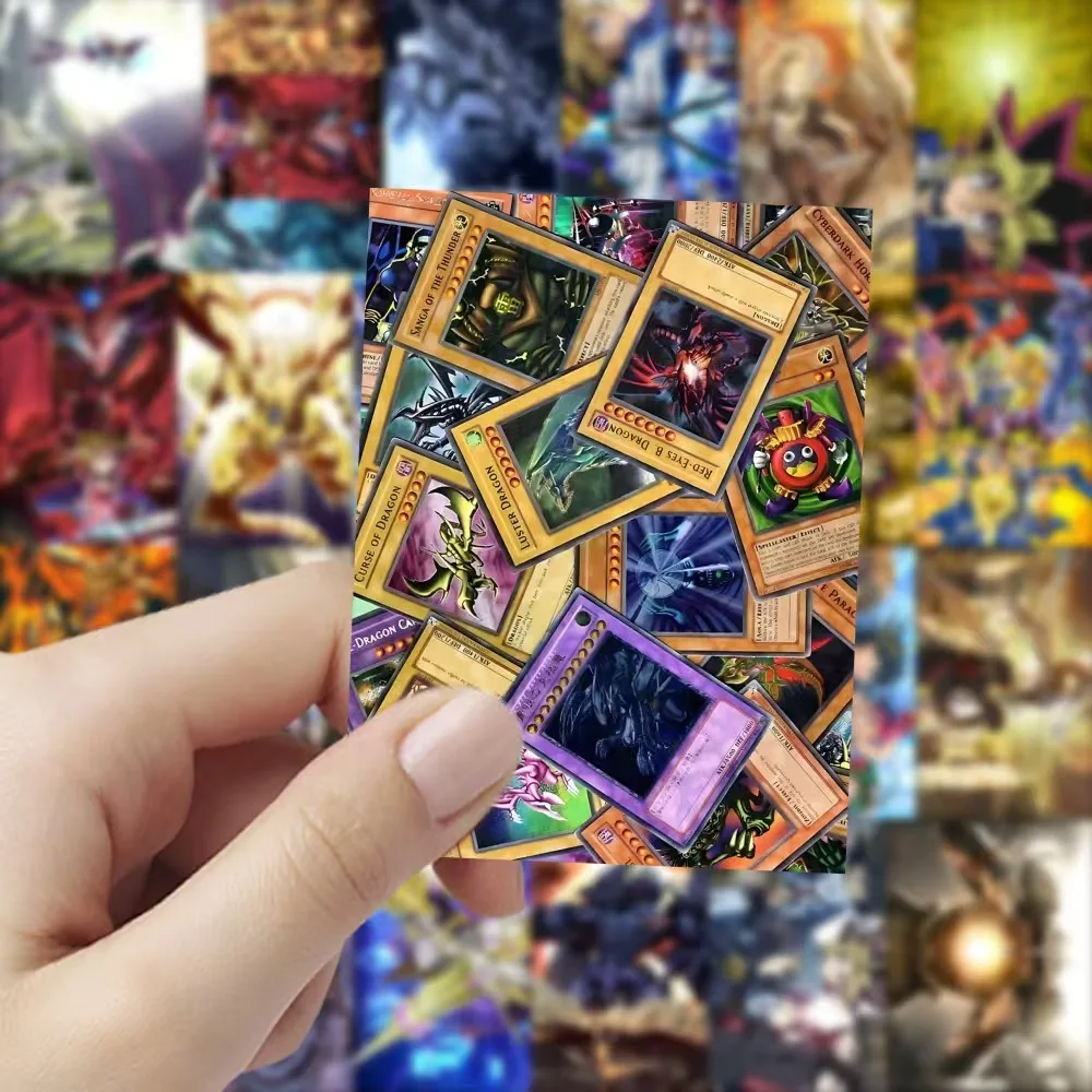 Game Board Stickers 4*3CM  60PCS YuGiOh The Dark Magicia Yu Gi Oh for Phones Laptops Car Camera Water Cup Gift Girl Boy Children