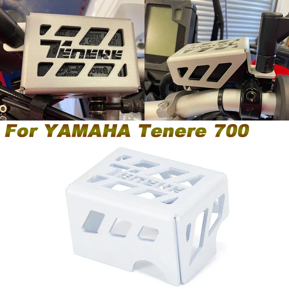 

Motorcycle Front Brake Fluid Cylinder Reservoir Guard Oil Cap Cover Protect For Yamaha TENERE Tenere 700 Tenere700 TENERE700