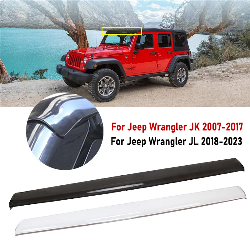 

Car Windshield Roof Guard Top Sand Guards Protetive Bar For Jeep Wrangler JK 2007-2017 JL 2018-2023 Sticker Armor Accessories