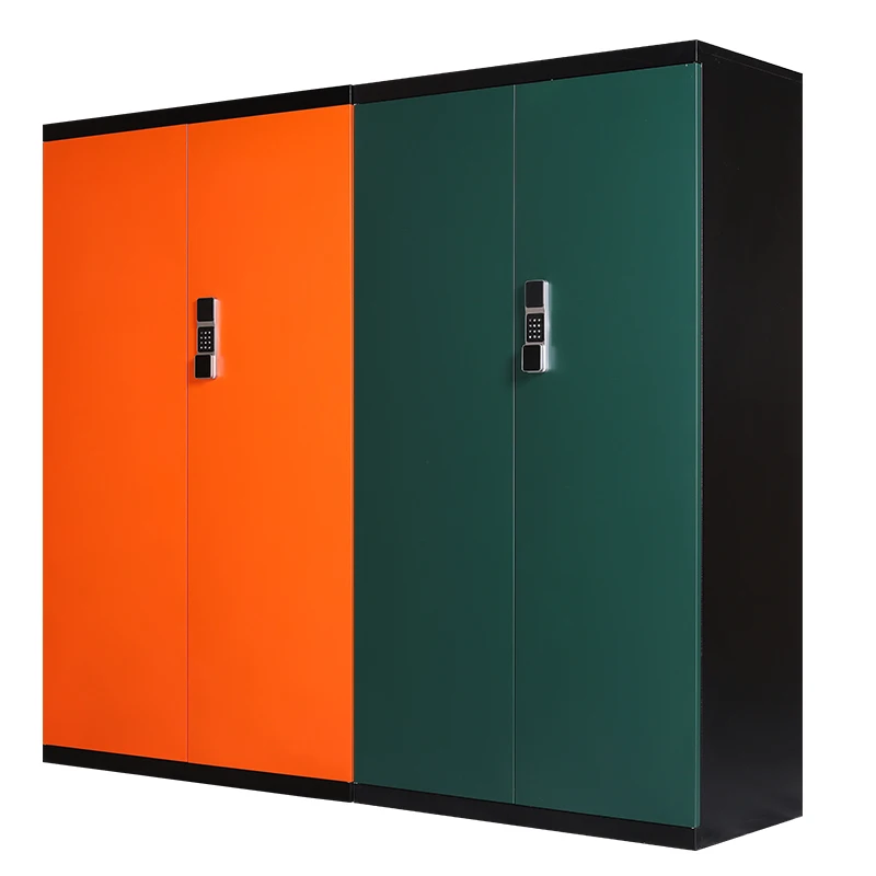 

Fingerprint password lock Factory workshop Auto repair Iron cabinet Garage locker