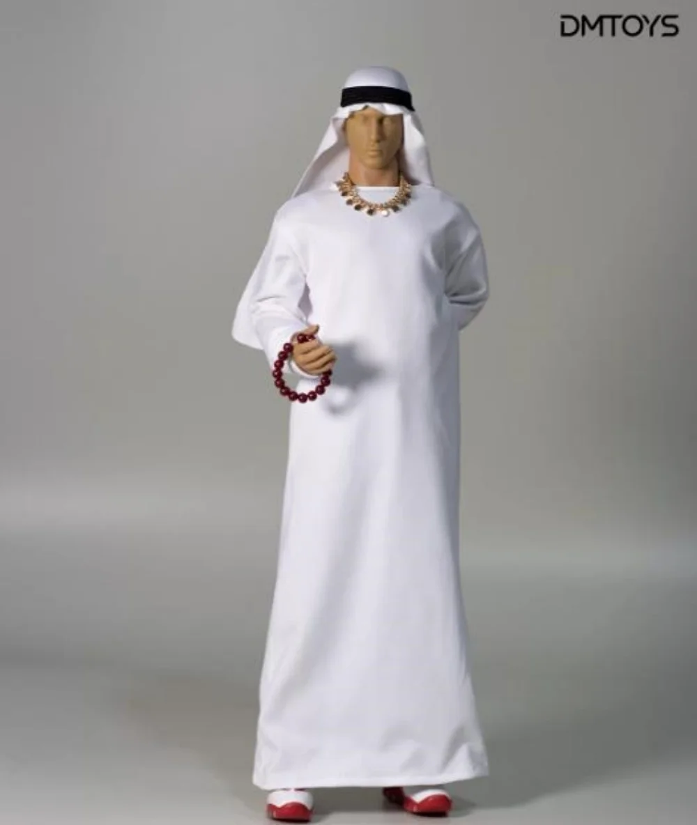 

1/6 white Long robe Middle east suit Fit 12" Action Figure toys Clothes Model Fit 12'' Action Figure Body