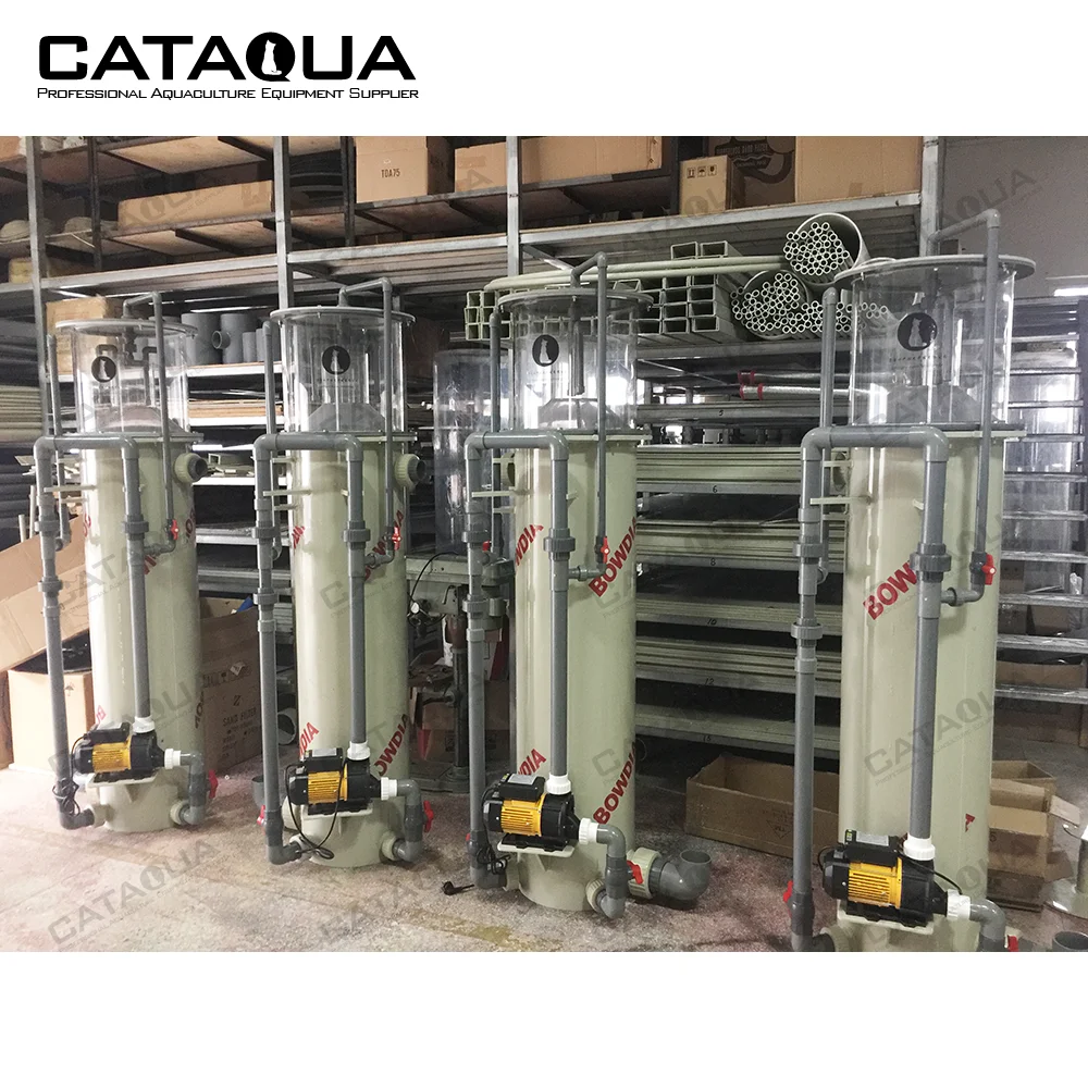 CATAQUA CE التجارية المحيط البروتين مقشدة حوض السمك لخزان الأسماك لمزرعة الروبيان