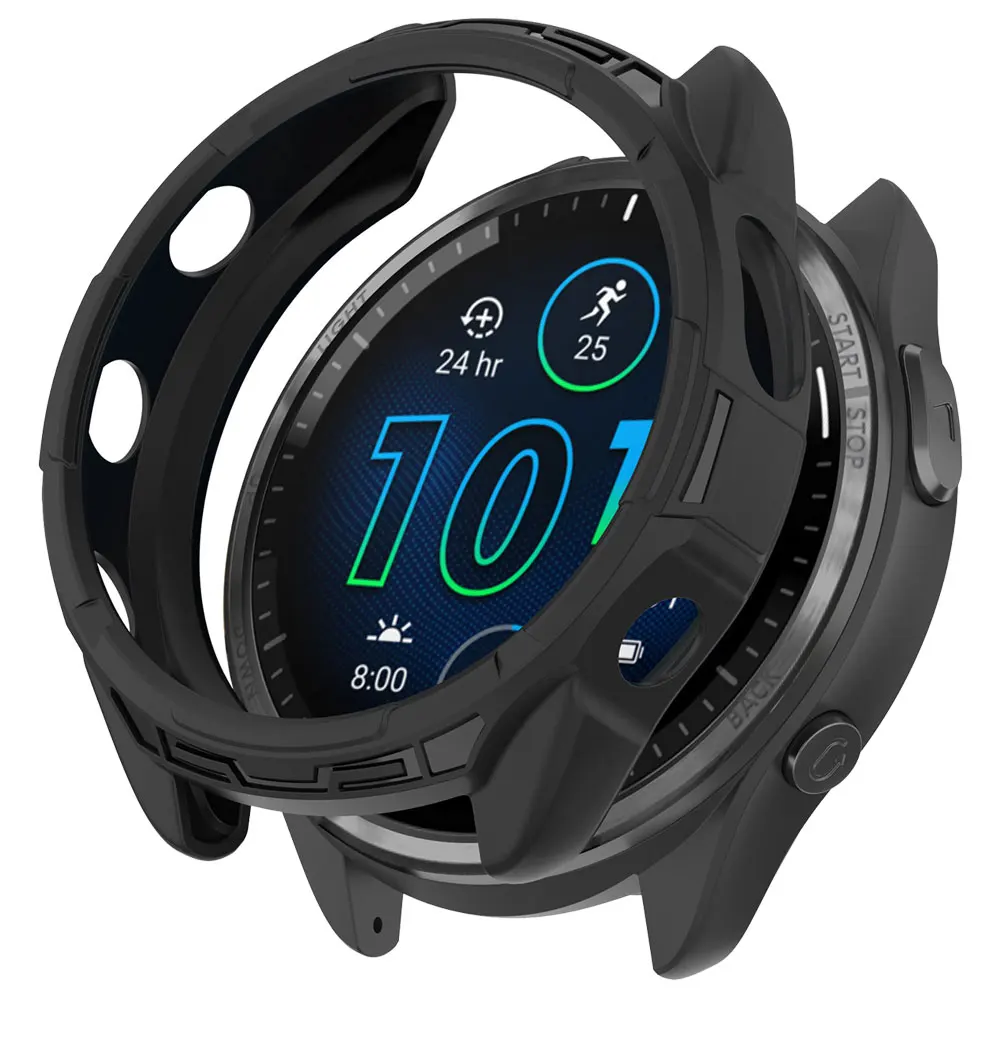 Schutzhülle Abdeckung Für Garmin Forerunner 965/265/265S Weiche Silikon SmartWatch Stoßfest Schutz Shell – Detail 15