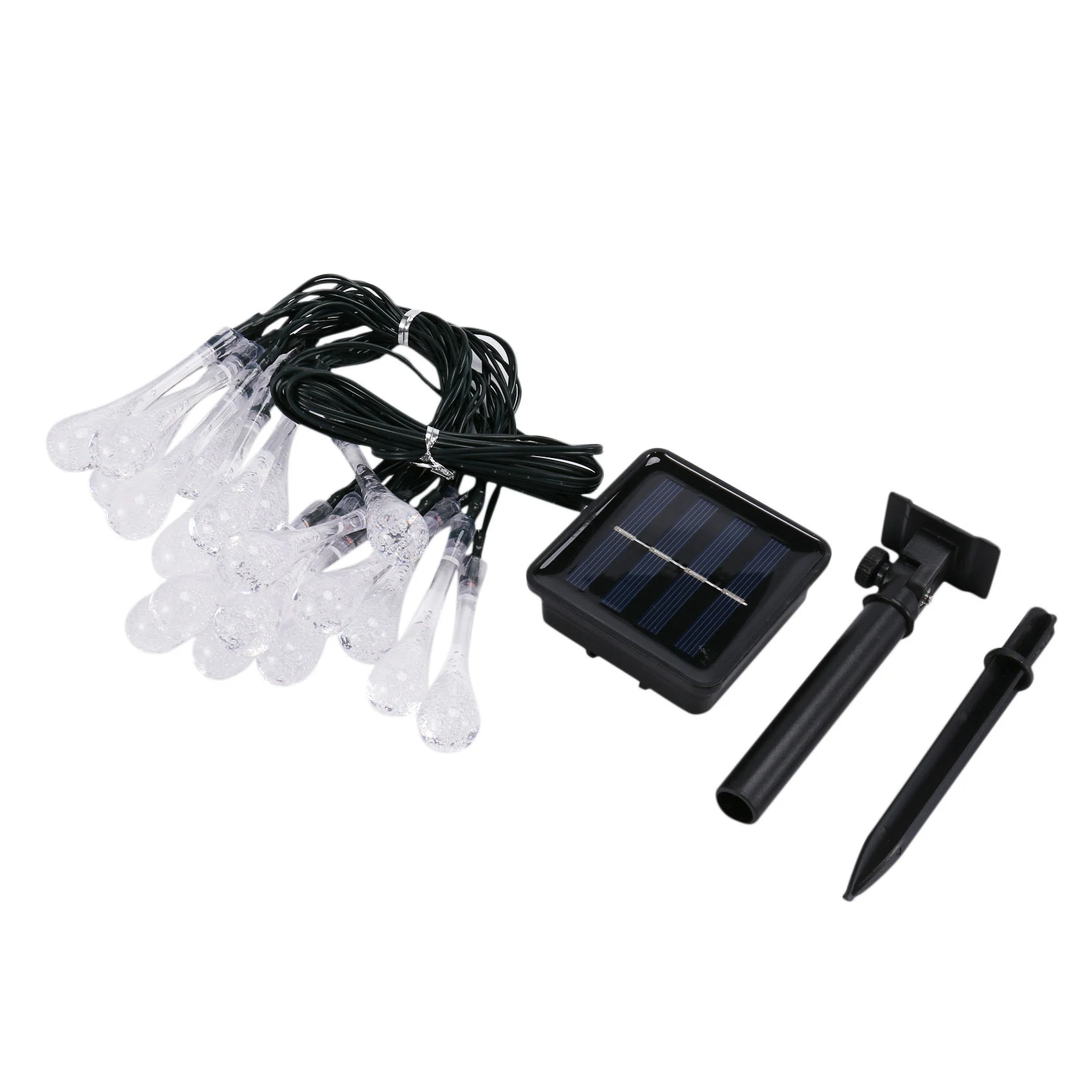 B16C-Solar String Lights Lampada a sospensione solare Luci da giardino solari impermeabili Luci colorate per esterni