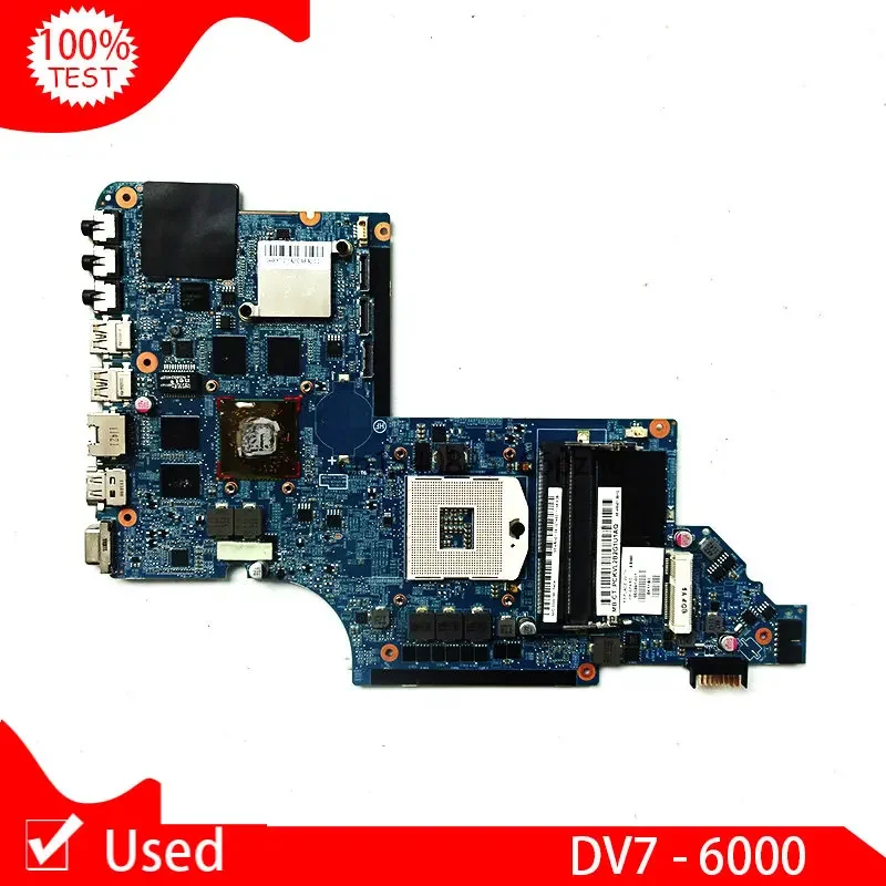 

Used 1 665991-001 For HP Pavilion DV7 DV7-6000 639391-00 Laptop Motherboard HM65 DDR3 HD6770M Video Card