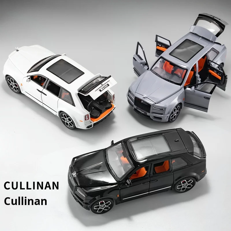 1:20 Rolls Cullinan Exquisite Alloy Simulation Car Model High-Grade Collection Ornament Desktop Decoration Birthday Gift Boys