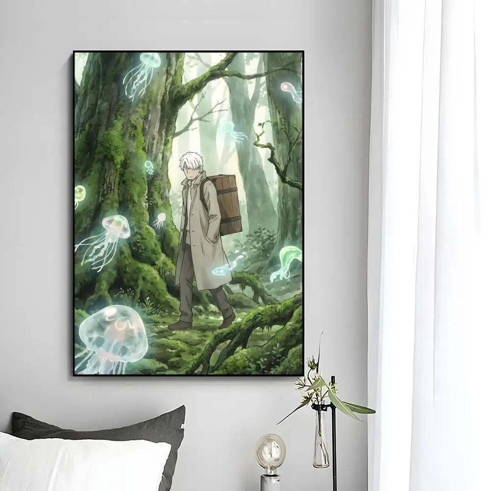 Healing Anime Mushishi Poster Wall Art Print Decorative Mural Home Decor Gift Unframed view 6