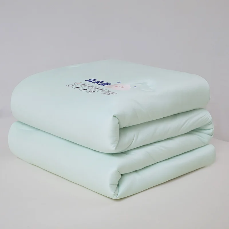 Milk Silk Quilt Thickened Winter Knitted Cotton Fill All Season Comfort Air Conditioning Thick and Warm Winter Quilt Core