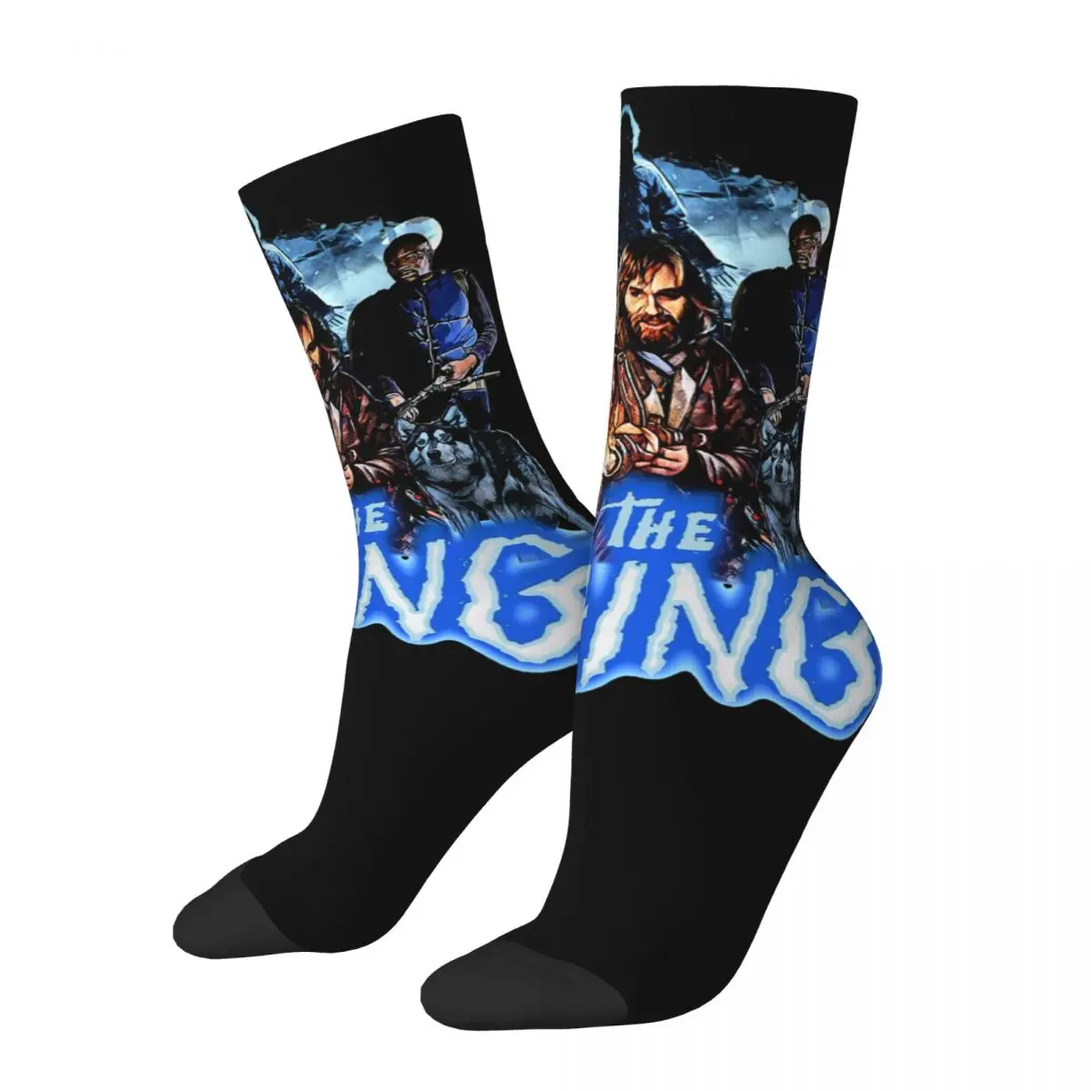 Autumn Winter Hip-hop Men's Women's The Thing John Carpenter Socks Sweat Absorbing Basketball Socks