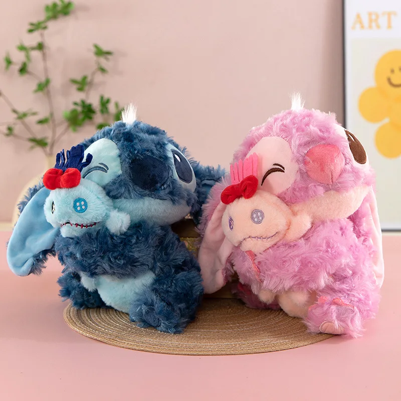 

Disney Purple Curly Stitch Little Golden Cherry Blossom Stitch Doll Plush Hug Doll Star Baby Redeem Doll Giftsts