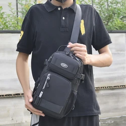 Fashion Multifunction Men's Shoulder Bag Outdoor Sling Crossbody Bags For Male Travel Trend High Capacity Sport Chest Bag