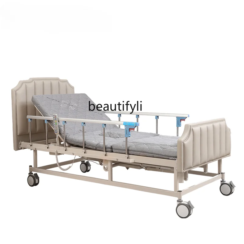 Electric Nursing Bed Patient Household Medical Hospital Bed Can Turn over and Sit Full-Automatic Intelligence