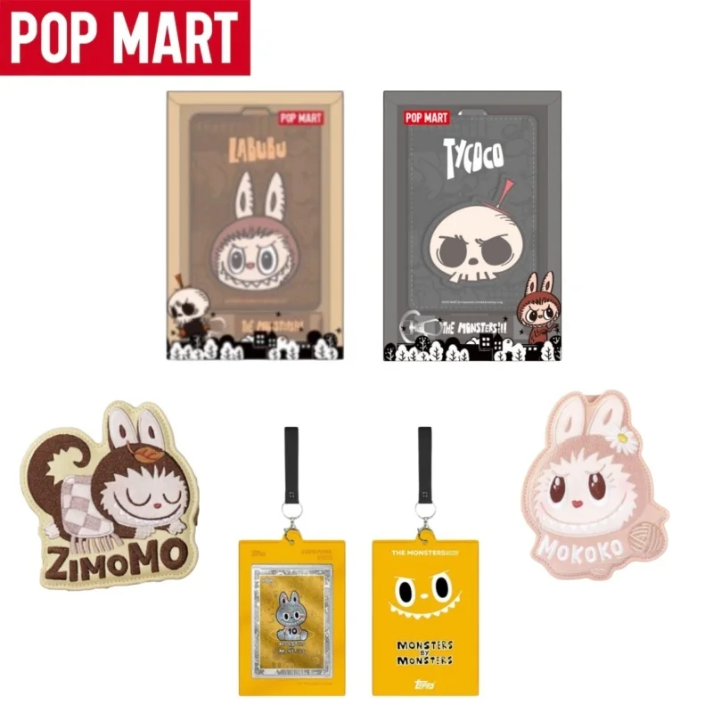 POP MART LABUBU TYCOCO THE MONSTERS Серия: Держатель для карт, игрушки-сюрпризы, фигурки Mokoko Zimomo, аниме-фигурки, таинственная коробка, подарок на фестиваль