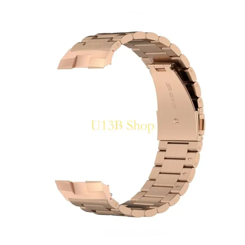 U13b para Cyber ​​Wrist Band Metal Strap Sweat Profof Sweatless Belt Bracelet WatchBand