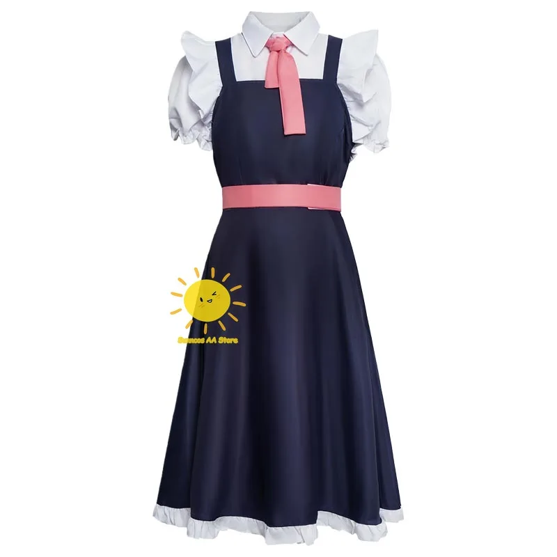 أزياء أنيمي ملكة جمال كوباياشي التنين خادمة تأثيري توهرو تأثيري فستان قميص حزام توهرو دعوى هالوين كرنفال كوس النساء البالغات