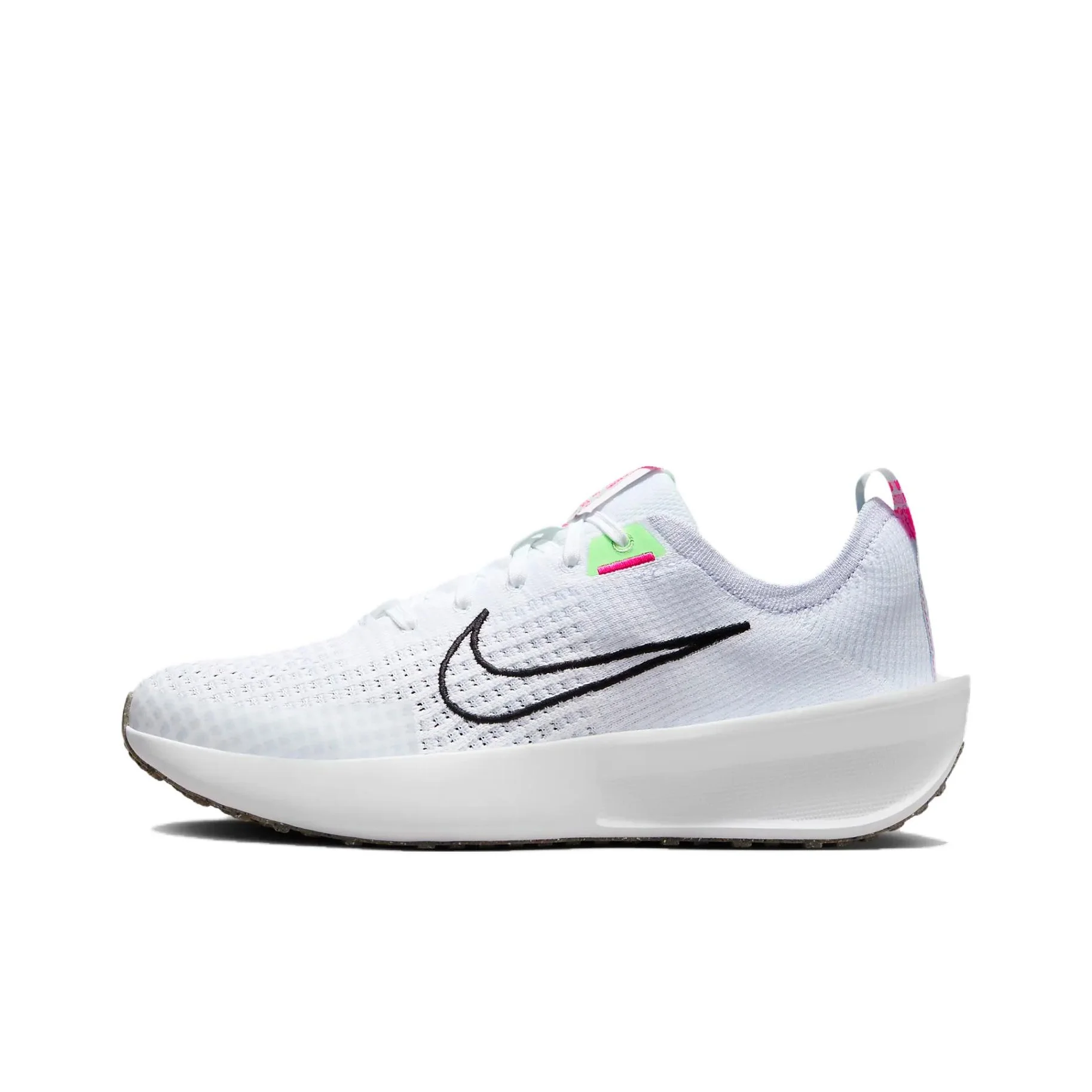 

Nike Interact Run White Football Grey Vapor Green Black Women's FD2292-102