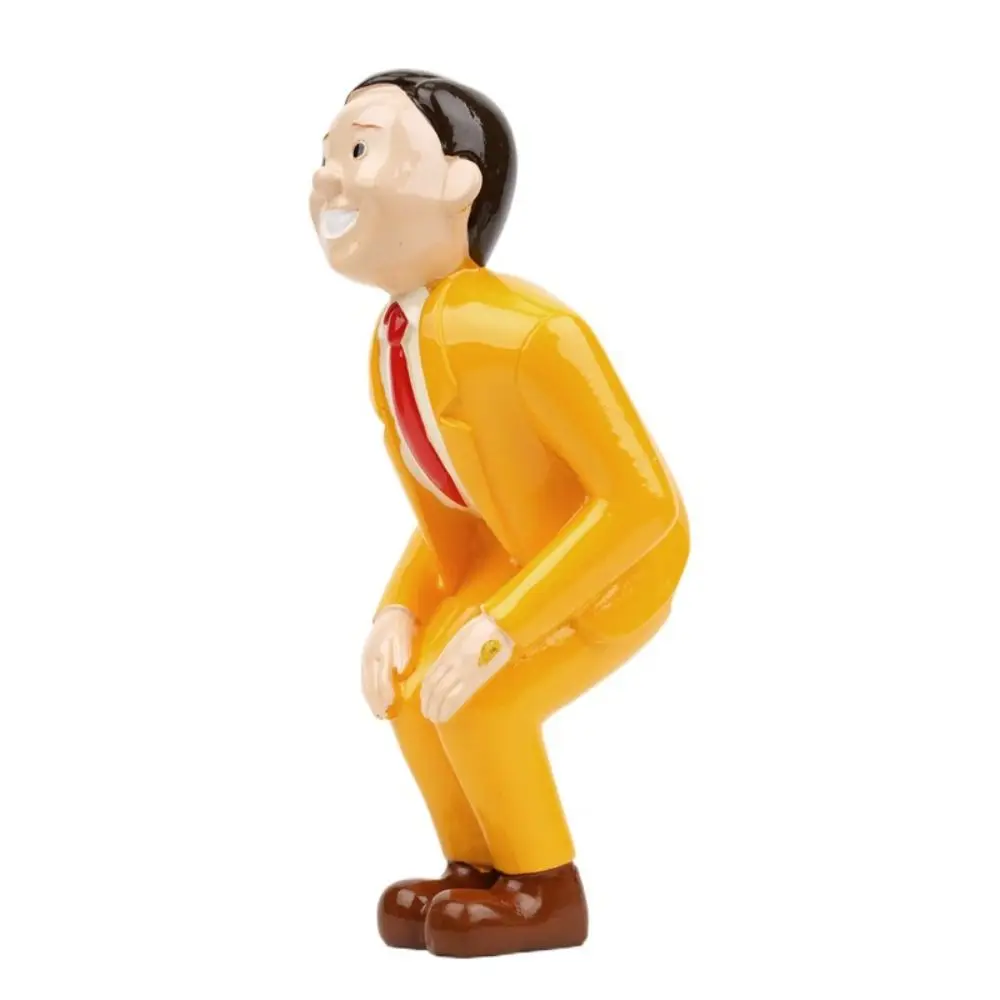 Handgemaakte grappige karakter standbeeld handwerk model speelgoed parodieën hars ornament collectible display tafel tuimelaar speelgoed