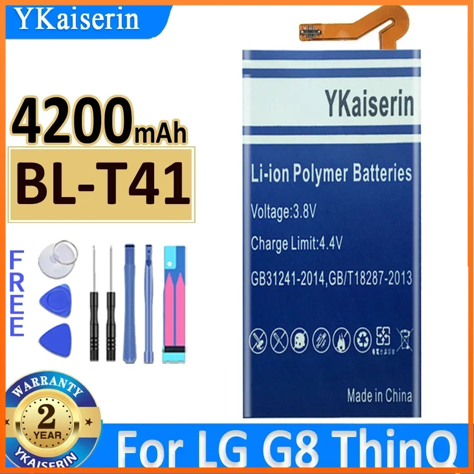 4200mAh BLT41 BL-T41 Battery for LG G8 ThinQ LMG820QM7 LMG820UM1 LM-G820UMB LMG820UM0 LM-G820N Mobile Phone Bateria + Track NO