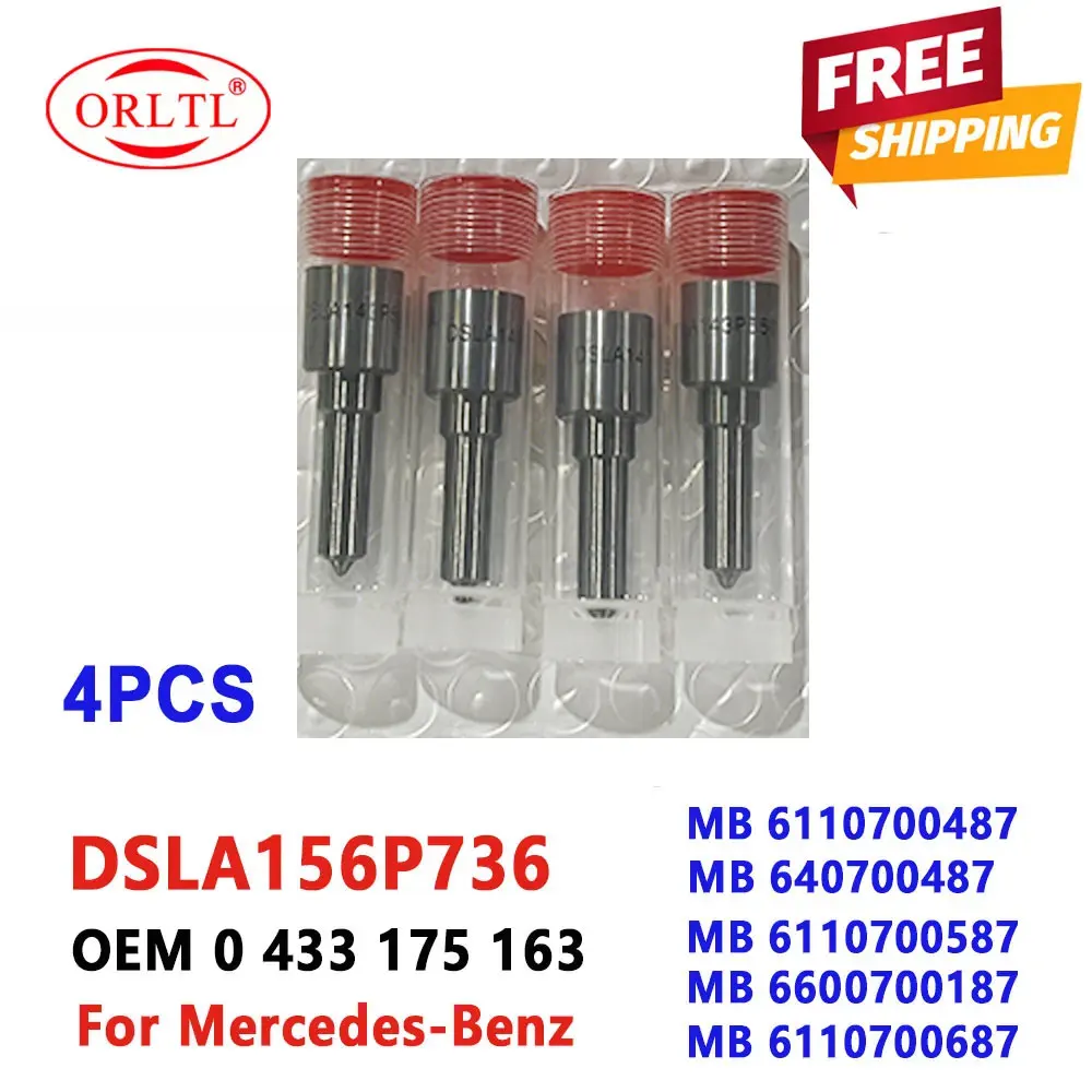 

DSLA 156P736 Diesel Injector Nozzle DSLA 156 P 736 for Mercedes 0445110024 0445110025 0986435020 6110700487 640700487 6110700587