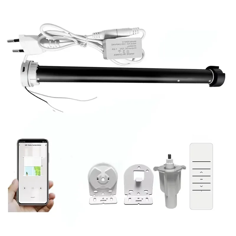 SZMYQ Smart Home Aluminum Electronic Motorized 38mm Tube 5.3kg Load Roller Blinds Motor For Office Living Room Indoor