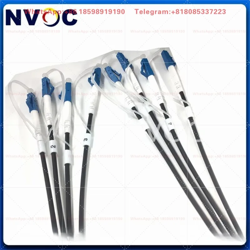 Optical Fiber Cable With Winding Drum Portable Field Reel 300M 350M 400M 4 Core LC-LCUPC OS2 Single Mode PCD380