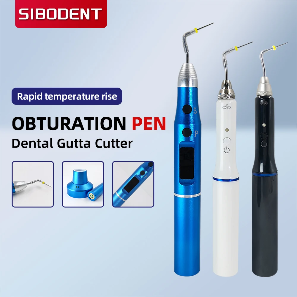 

Dental Gutta Percha Points Cutter Endo Obturation Pen with 2 Tips Root Cannal Heating Plugger Dentist Tools