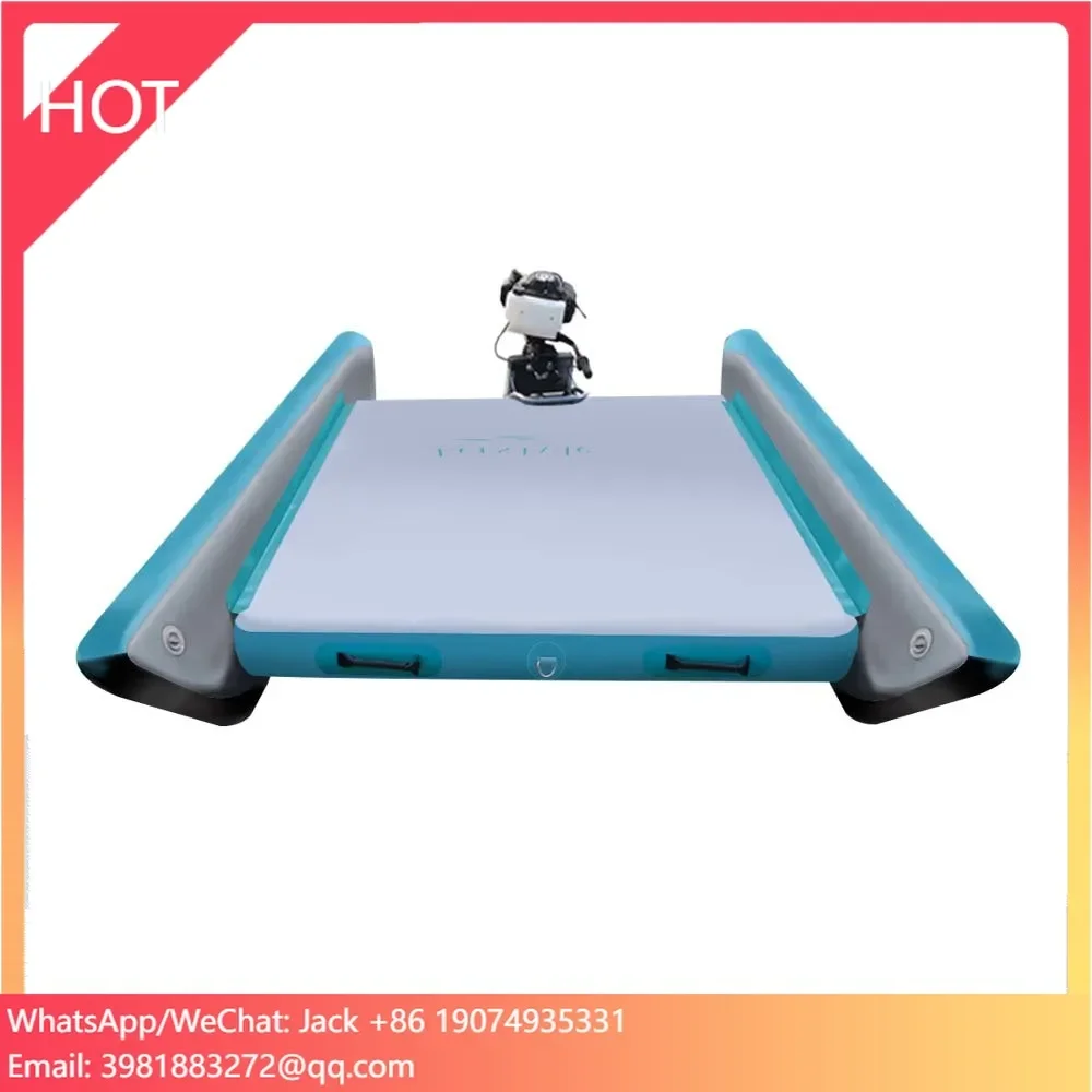 

Portable Water Platform Inflatable Floating Dock Ocean Floating Mat None Slip Surface For Beach Pool Lake Fishing Swimming