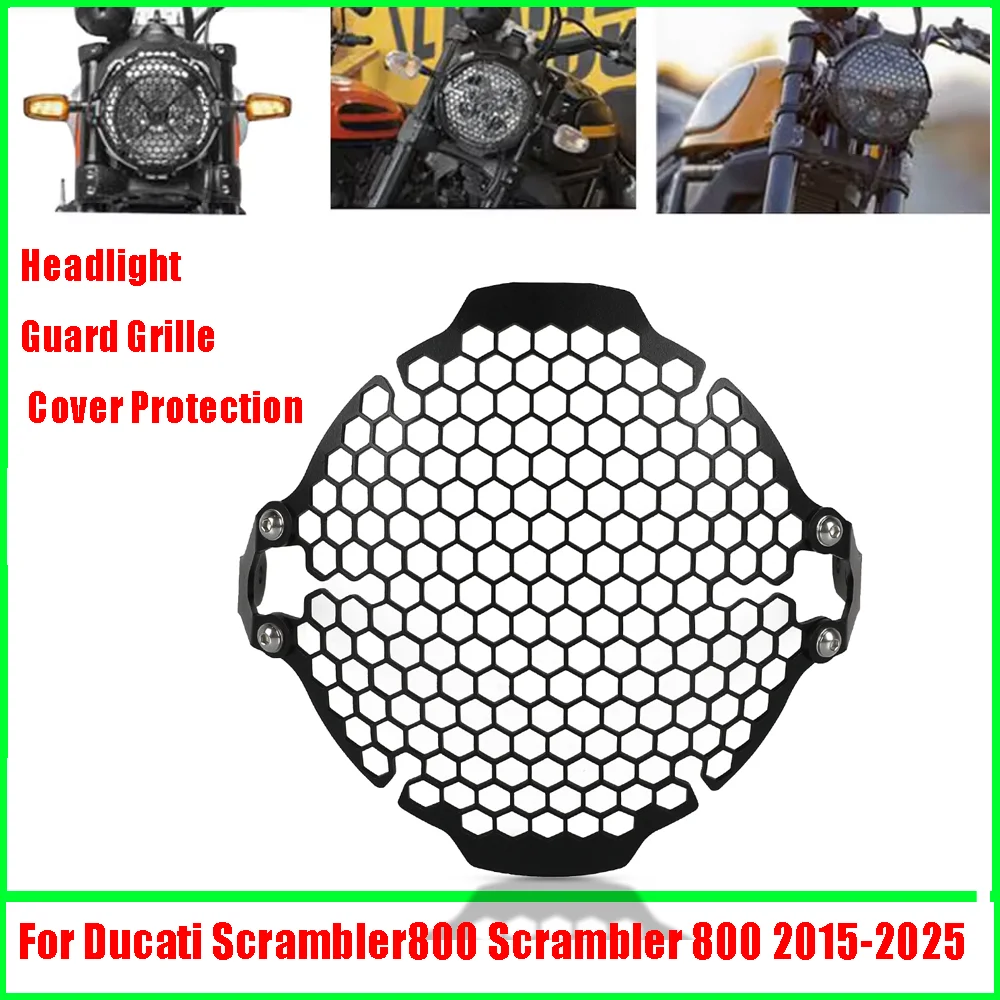 

Для Ducati Scrambler 800 Scrambler 800 2015-2025 2024 2023 2022 аксессуары для мотоциклов, защита решетки фар, защита