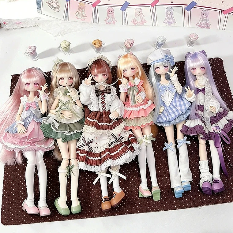 

Momotale История питьевого чая в четыре сезона серии Bjd слепая коробка милая коллекция настольное украшение модные изысканные подарки