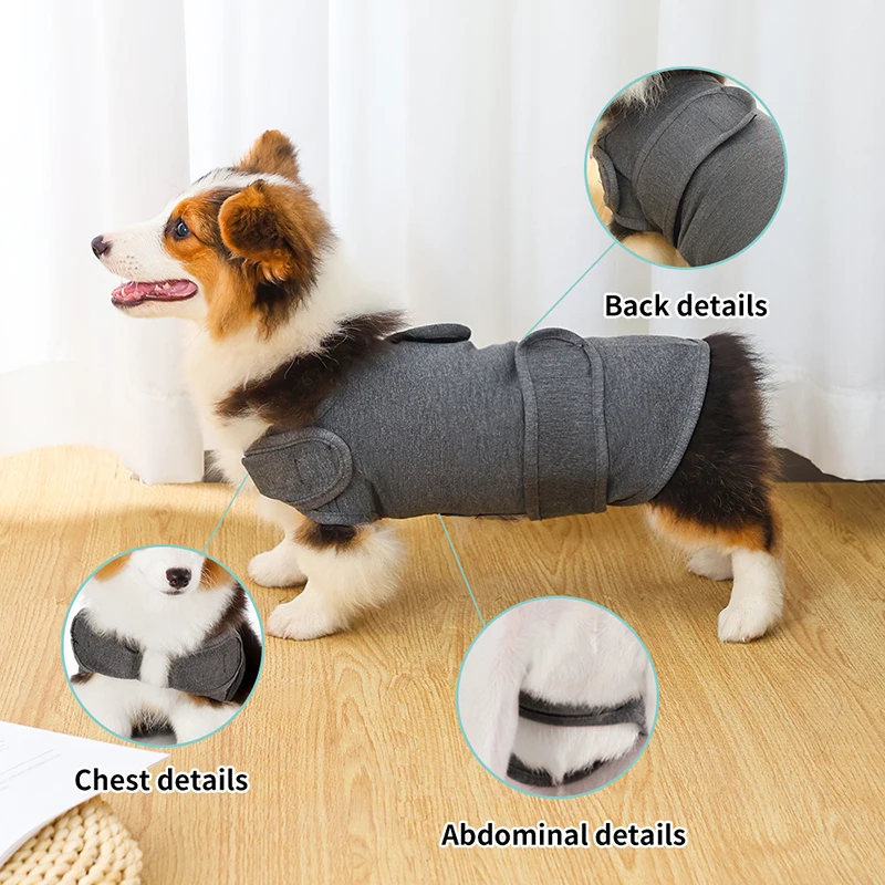 犬用不安軽減ベスト 通気性のあるストレス解消ジャケット 雷対 - Dog Anxiety Vest のレビューと価格
