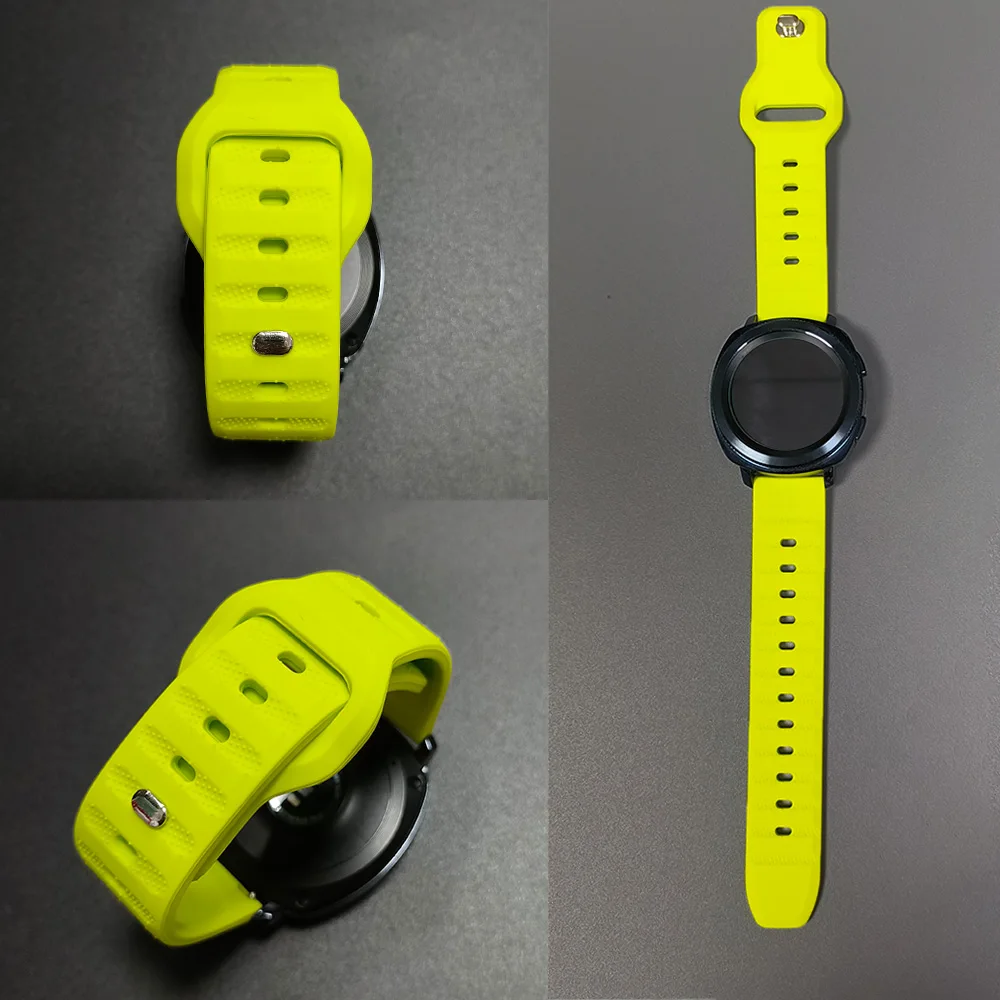 22 مللي متر الفرقة ل Xiaomi ساعة S4/S3/S2/S1 برو نشط سوار معصم من السيليكون استبدال أساور كوريا ل MI ساعة اللون 2/2 برو حزام